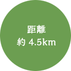 距離 約4.5km